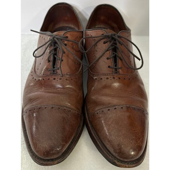 Allen Edmonds Park Avenue Men Size 8 D Chili Brown Dainite Sole Port Washington main image 4